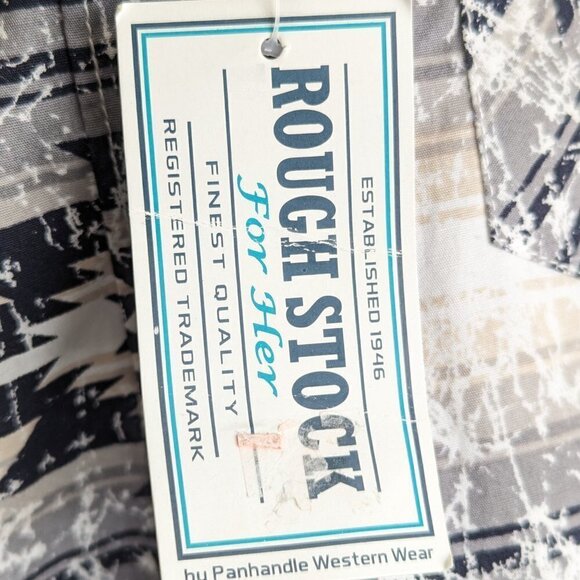 8 - Panhandle Aztec Southwestern Snap Button up - Picture 7 of 7